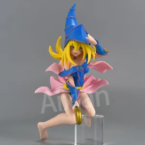 17cm Yu-Gi-Oh! Sosok Gadis Monster Duel Yugioh Gadis Penyihir Gelap Yugi Muto PVC Action Figure Model Mainan Hadiah Natal 12 action figure penjualan terbaik yugioh - №