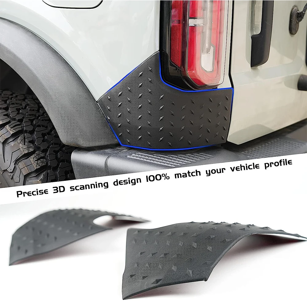 

Rear Corner Edge Guards For Ford Bronco 2021 2022 2023+ Body Armor Bronco Exterior Accessories Parts Car Styling
