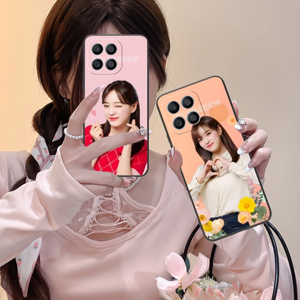 Cute Kim SeJeong Mobile Cell Phone Case for Huawei Honor 90 80 70 60 50 30 20 10 9 8 7 Pro S SE Lite 5G Black Phone Cover Shell