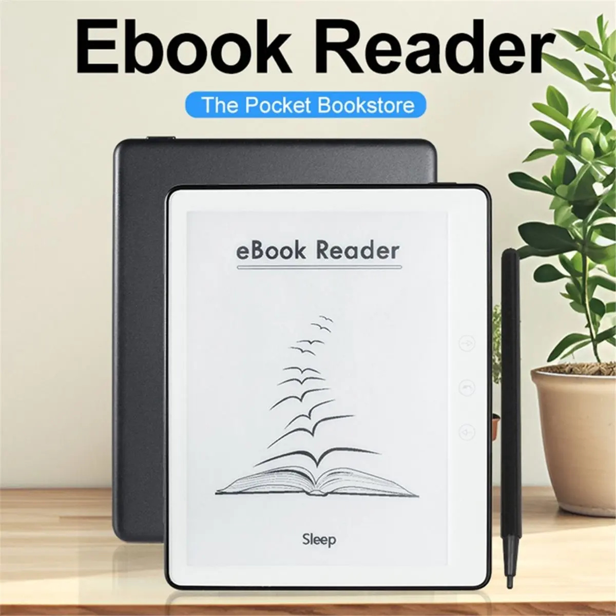 BK576 Ebook Reader 5.76'' Display 16GB Android 8.1 WIFI Long Battery Comfortable Grip E Devices