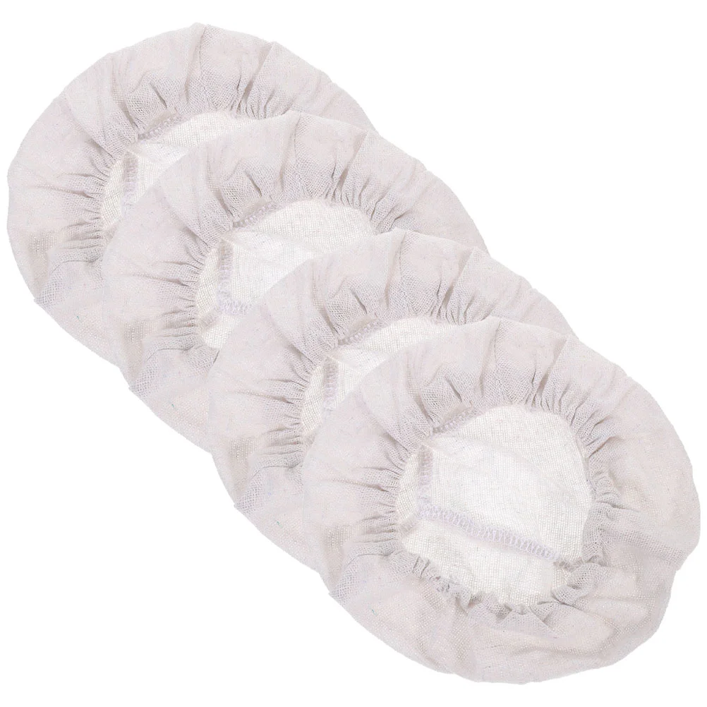 4 Pcs Sealed Tank Fermentation Cloth Cap Jar Lid Glass Covers Kitchen Bottle Jars Protectors Reusable Term Food Storage