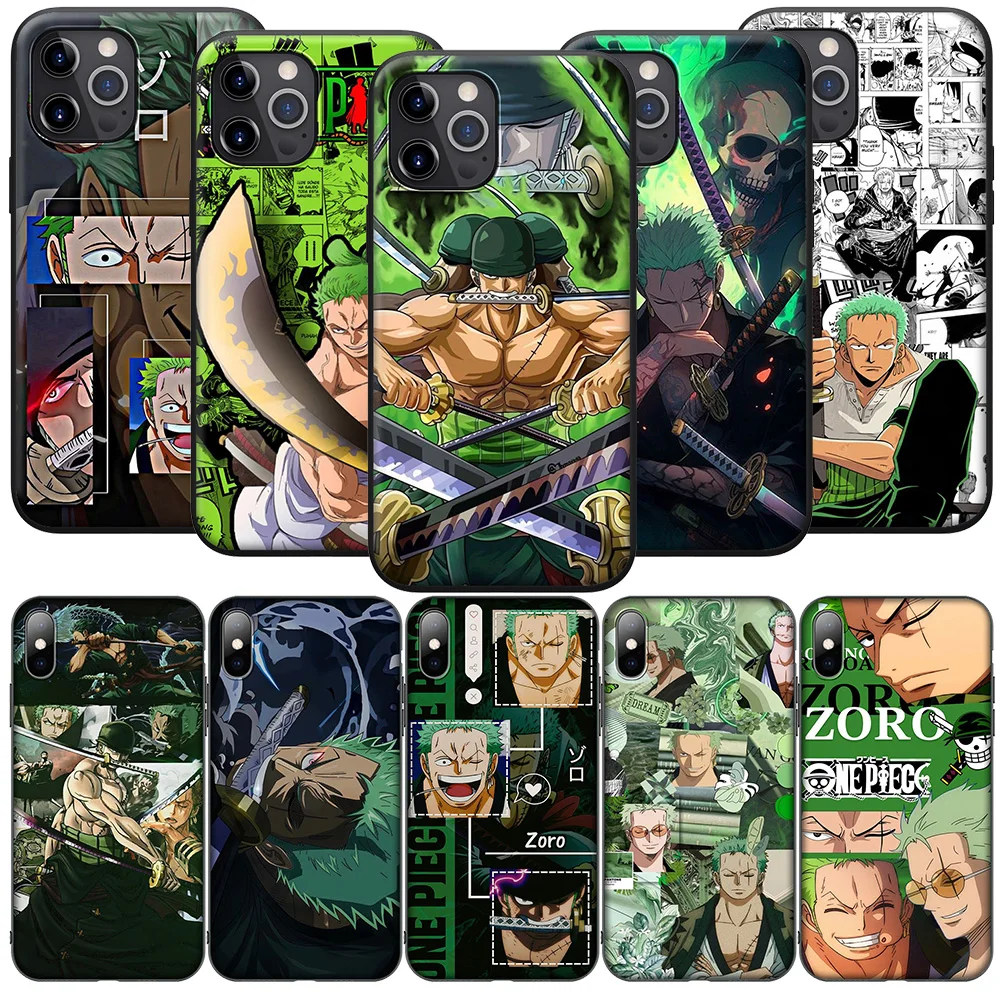 SK136 Roronoa Zoro Phone Soft Case for Xiaomi Redmi Note 11 11s 10 10s 9 9s 10t 8T 8 7 6 Pro Max