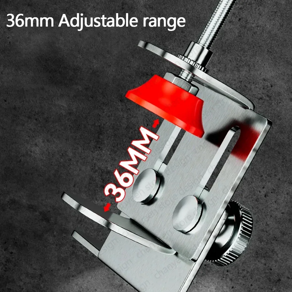 Stainless Steel Cabinet Door Mounting Jig Cabinets Frame Clamp Household Hidden Door Mounting Support Woodworking Tools