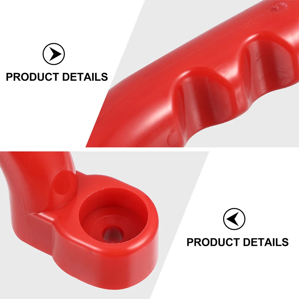 1 مجموعة عدم الانزلاق مقبض ملعب السلامة ABS البلاستيك في الهواء الطلق سوينغ مجموعة تسلق الإطار قبضة عدة عدم الانزلاق مقبض سوينغ قبضة #4