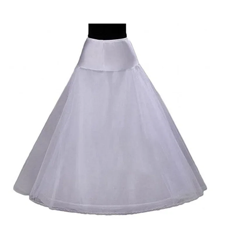 Women Crinoline Underskirt Petticoat Skirt Full Floor Length Petticoat Slips for Wedding Dress