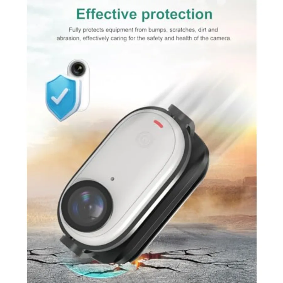 PULUZ – Clip de capuchon de caméra, support de montage magnétique pour Insta360 GO3, Clip de chapeau à dégagement rapide, fixable au chapeau ou au dos