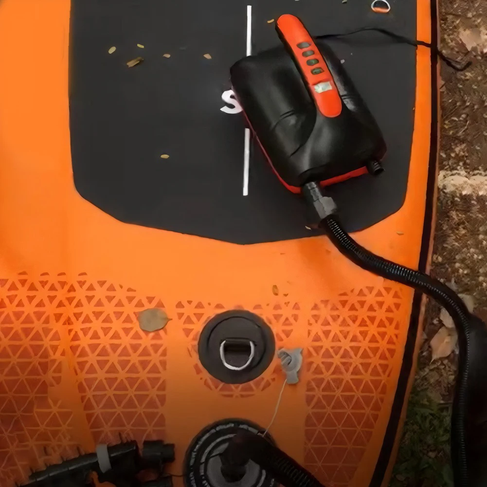 20PSI Electric Air Pump with Auto Shut Off Stand Up Paddle Board Pump Portable Air Compressor for Inflatables Kayaks Boats