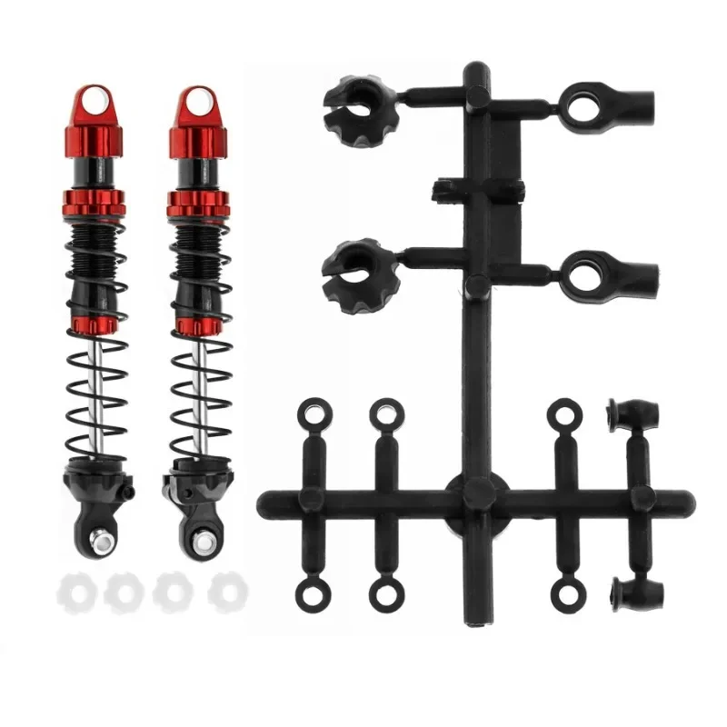 2pcs Metal 80mm 90mm Shock Absorber for 1/10 RC Crawler Car Axial SCX10 RBX10 TRX4 D90 Upgrade Parts Accessories