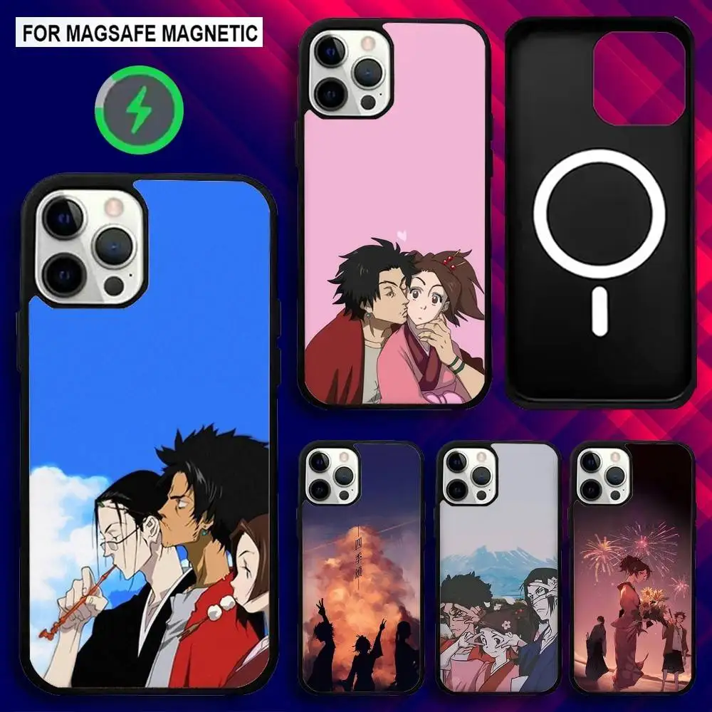 

S-Samurai ChamplooS Anime Phone Case For iPhone 16e,16,15,14,13,12,11,Plus,Pro,Max,Mini Magsafe Magnetic Wireless Charging