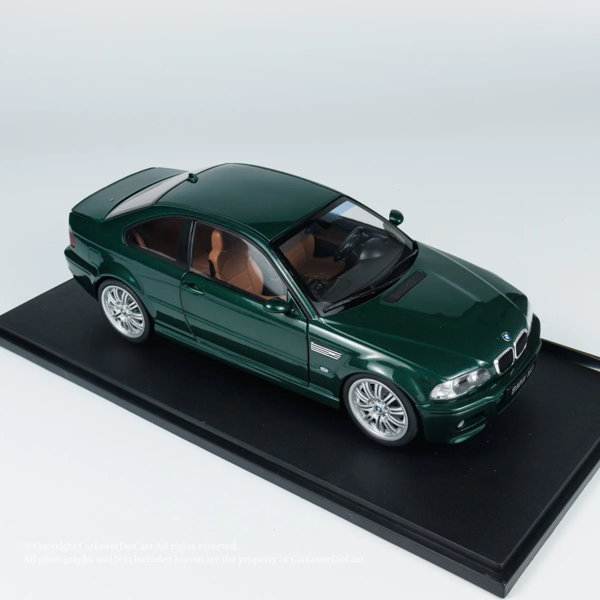 Diecast Solido Scala 1:18 BMW E46 M3 COUPE VERDE 2000 simulazione modello di auto in lega Giocattolo da collezione Regalo Souvenir Display