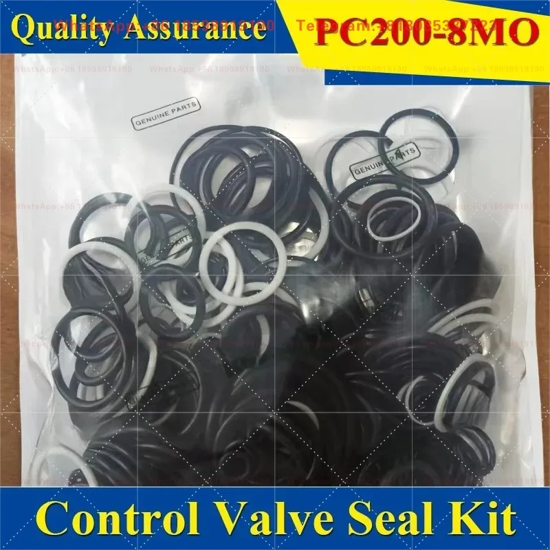 High Quality PC200‑8MO Control Valve Seal Kit for Excavator PC200‑8 MO Distributor Valve Repair O‑Ring Kit