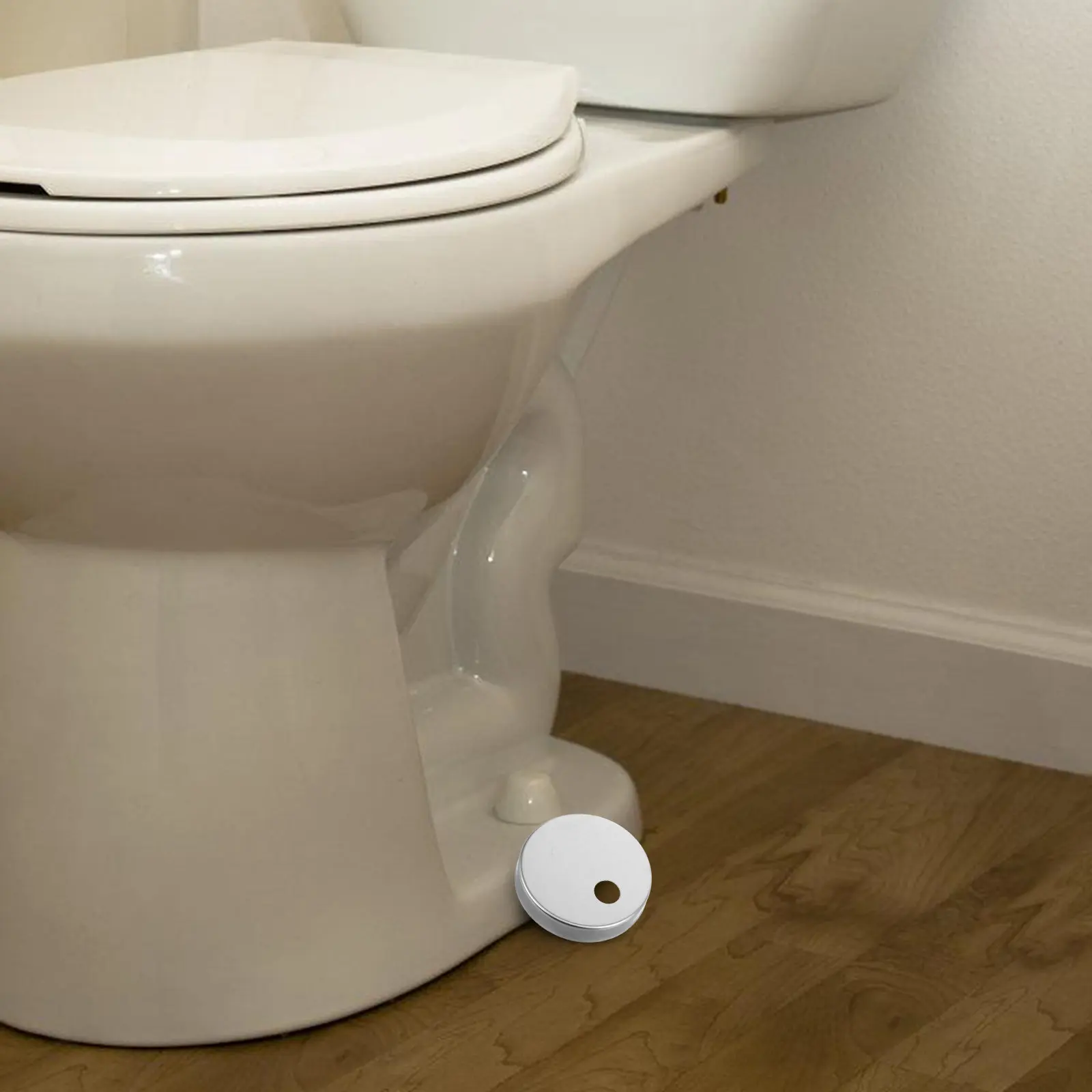 2 Pairs Bathroom Toilet Bolt Covers Parts for Decorative Caps Practical Metal Round