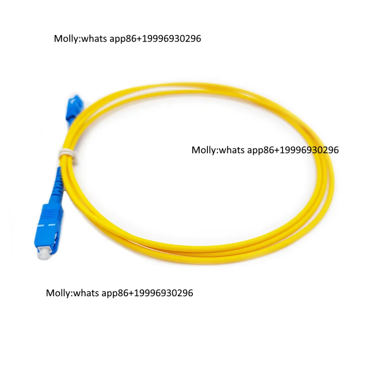 Ftth Drop Cable G657a2 Single Mode with Connector Fiber Optic sc Leather Jumper sc Apc/upc Patch Cord