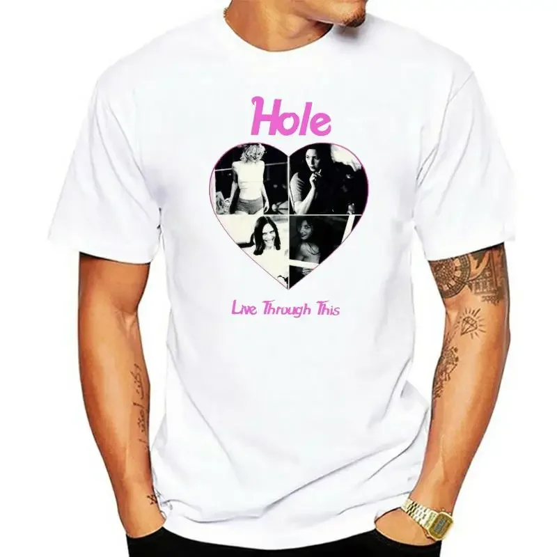 HOLE Courtney Love Grunge Band T-shirt Womens Style