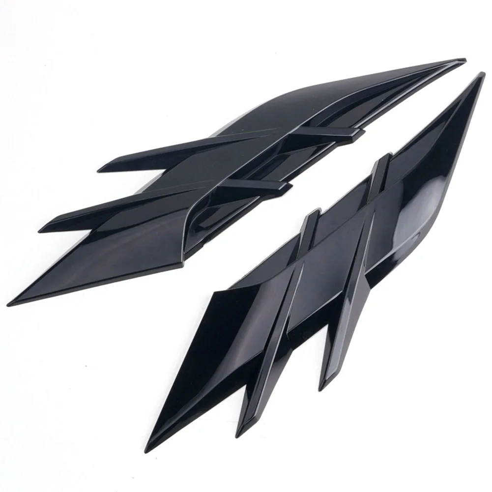 Headlight Eyebrow and Fender Side Vents Trim Set for Car Exterior Upgrade Designed with Precision Fit Compatibility