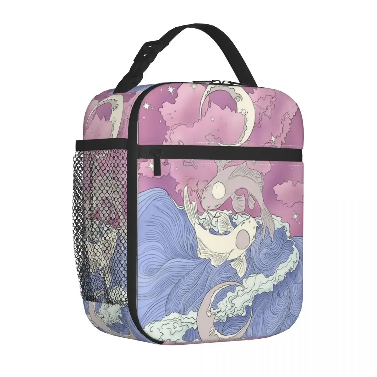 

The Last Airbender Accessories Insulated Lunch Bag For School Koi Storage Food Boxes Reusable Thermal Cooler Lunch Boxes