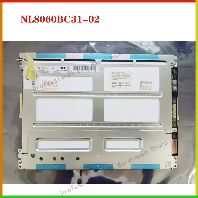 

NL8060BC31-09 NL8060BC31-02 original 12.1 inch 800*600 LCD display Screen for NEC 800*600