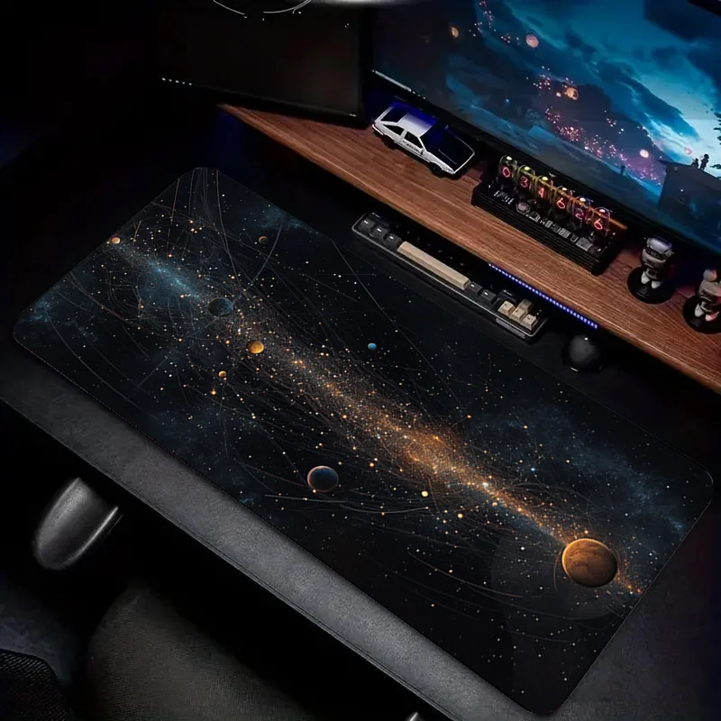 

Коврик для мыши Cosmic Star Chain, большой игровой коврик для стола, резиновая нескользящая основа, коврик для мыши для ПК, ноутбука, офиса
