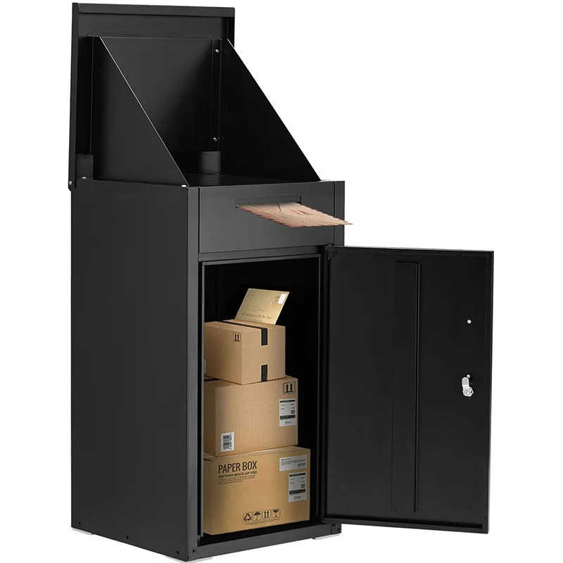 

Galvanized sheet receiving cabinet Outdoor floor parcel box Large practical multi-color express cabinet