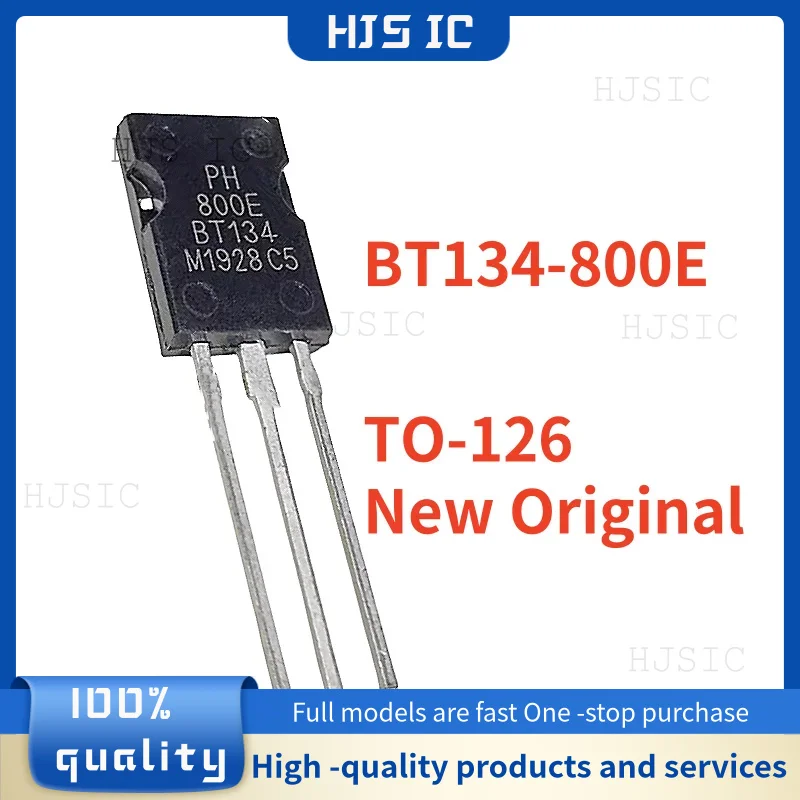 10PCS Imported Original BT134 BT134-600E BT134-600D BT134-800E TO-126 4A/600V  Bidirectional thyristor