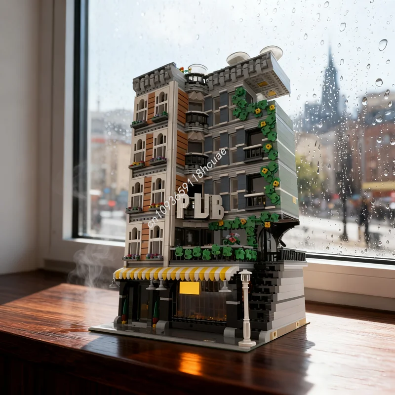 

5024pcs MOC PUB house modular Modulared Model Building blocks Architecture DIY creative Christmas gifts idea toy Education Kids