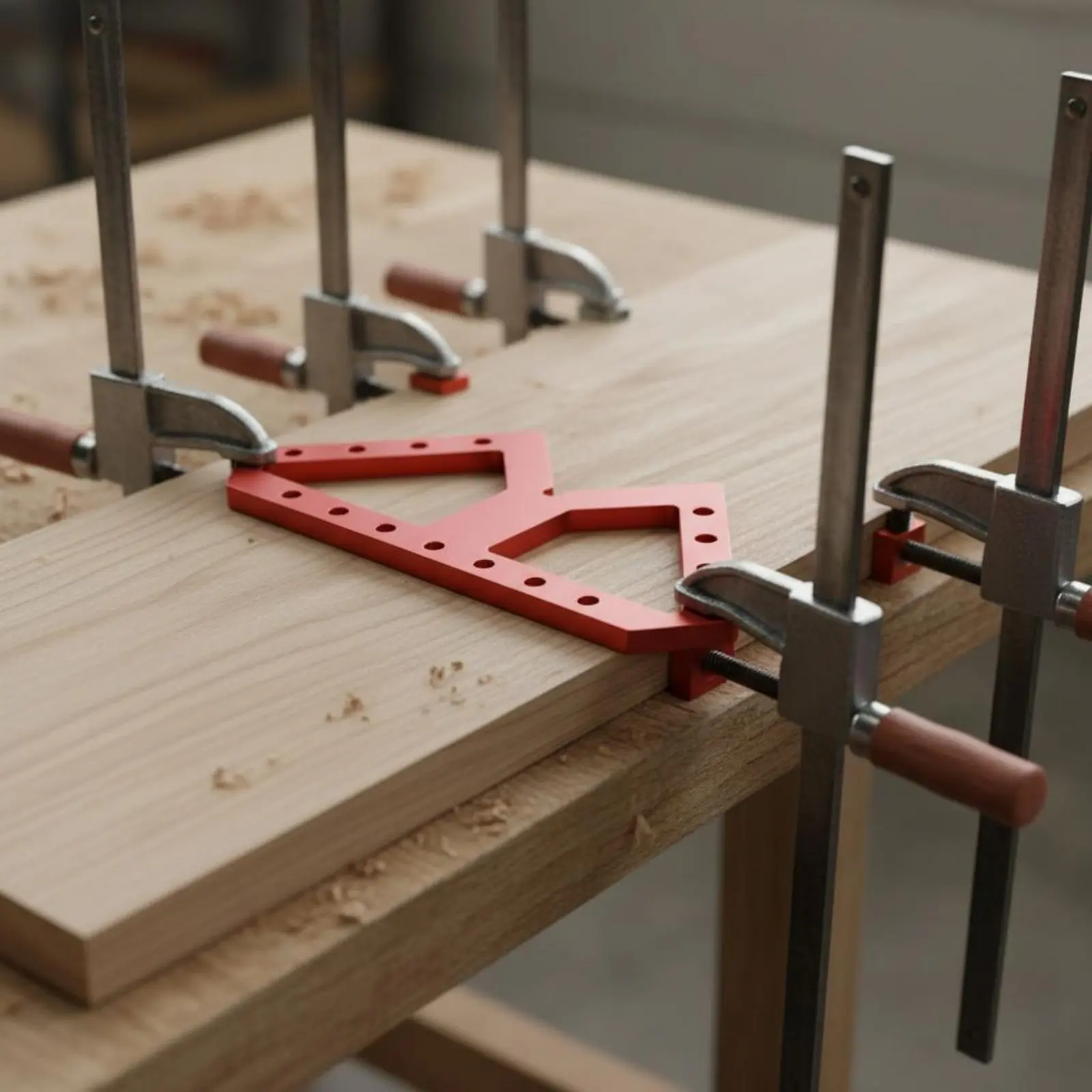 Woodworking Corner Clamp Fixed Angle Aluminum Alloy Corner Jig 90 Degree Positioning Clamp Precise Alignment for Cabinet Making
