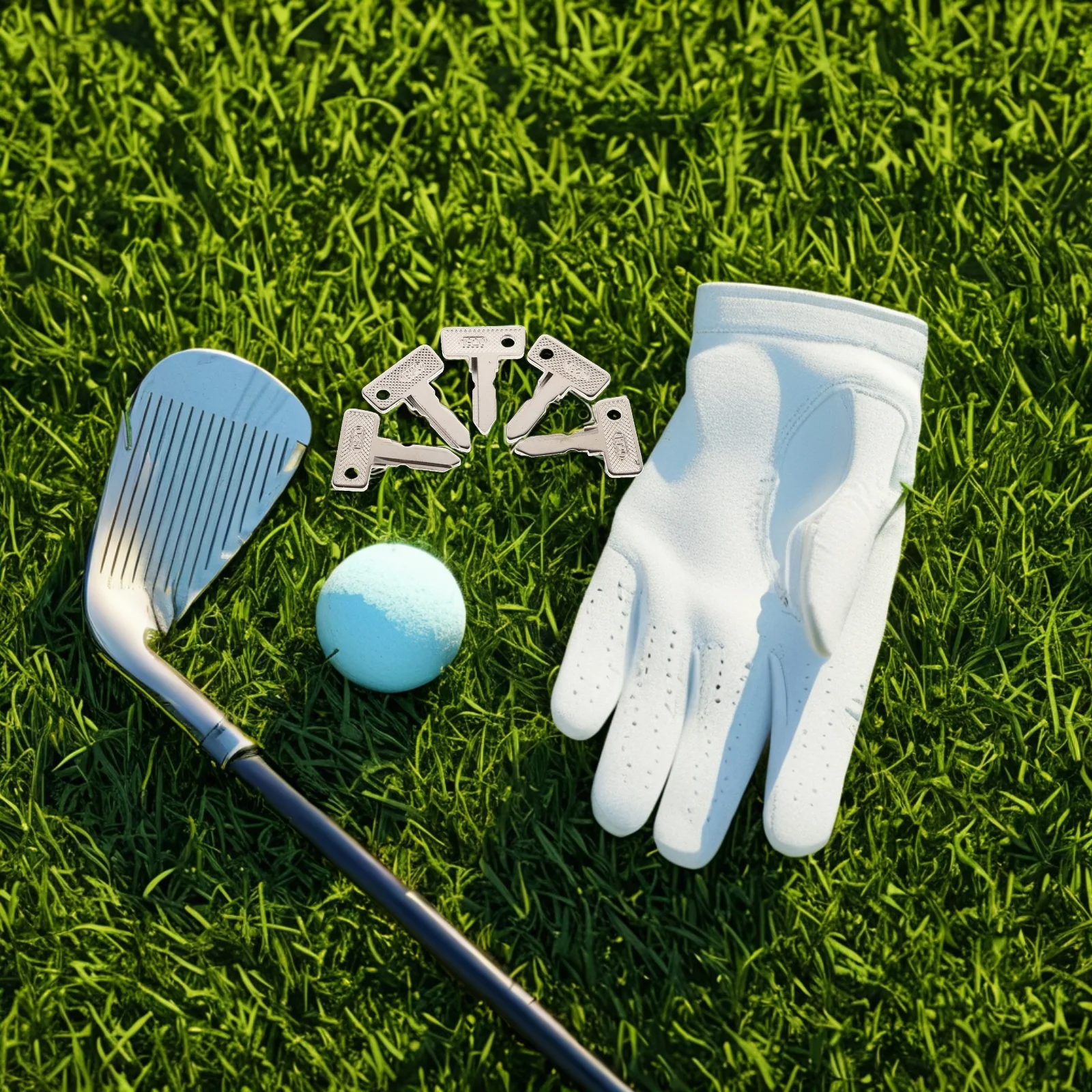 

5Pcs Golf Cart Key Replacement Set Universal Ignition Switch Keys for Gas Electric Club Car Spare Accessories Gas Golf Cart