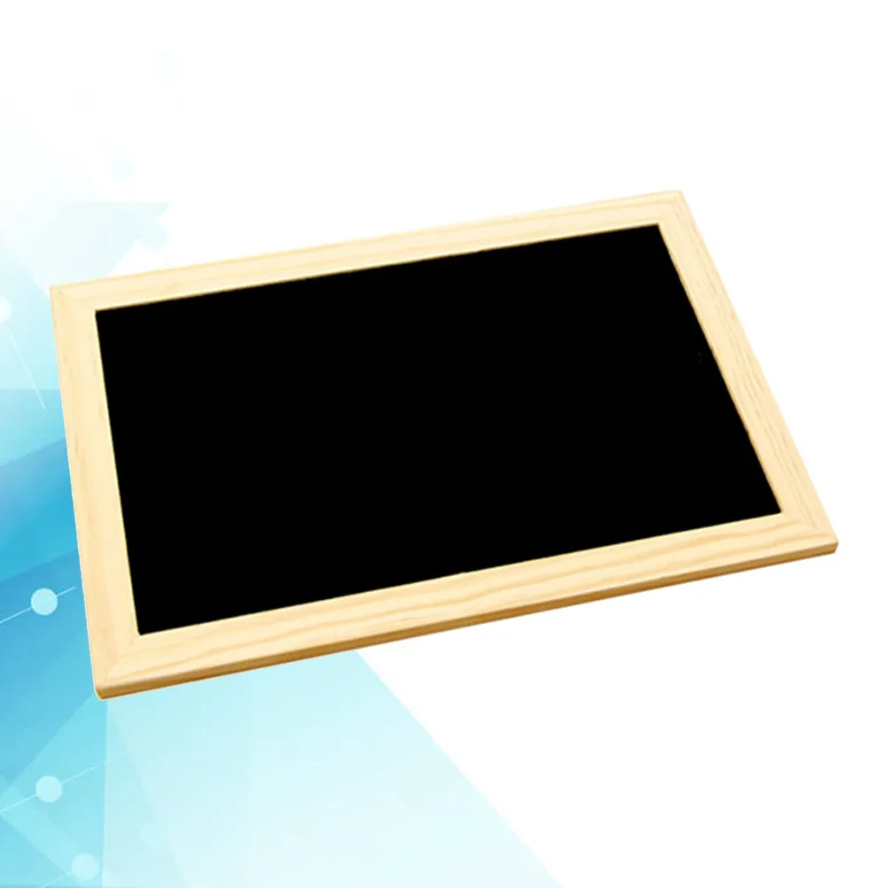 Reusable Chalkboard Single-Sided Erasable Message Board Black 30x20cm Hanging Wall Display Sign Decor Chalkboard Sign