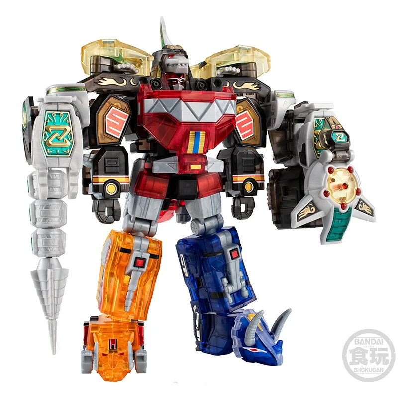 재고 있음 반다이 SMP 마이티 모르핀 파워레인저 드래곤 시저 클리어 컬러 Ver. 애니메이션 액션 피규어 조립 모델 장난감