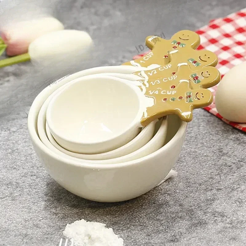 Christmas Ceramic Measuring Spoon Set 3