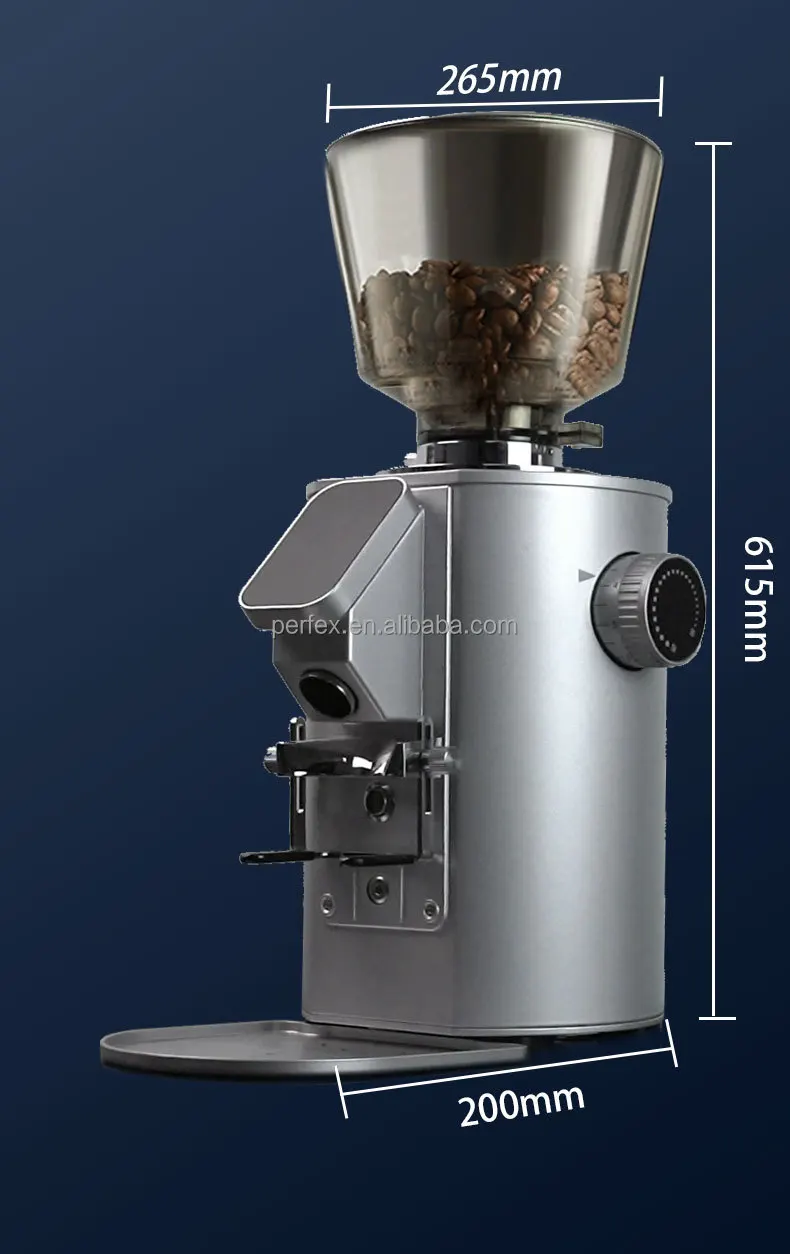 Mesin Penggiling Kopi Elektrik TLF Premium 64 Burr dengan Kecepatan yang Dapat Disesuaikan untuk Penggunaan Komersial