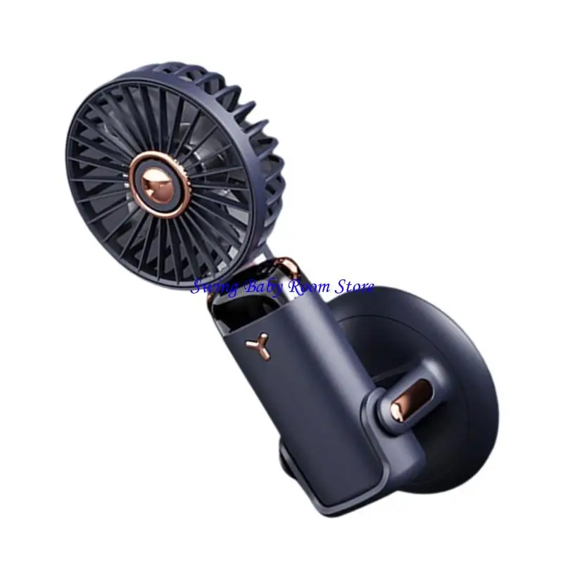 K1AD Small Fan Fan Fan Companed مروحة مروحة قابلة للطي مروحة مروحة مروحة سفر صغيرة مروحة التبريد مثالية للمكتب والاستخدام في