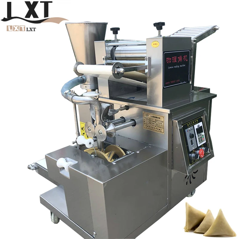 Multi Functional Automatic Empanada Machine Fried Curry Puff Triangle Samosa Making Machine