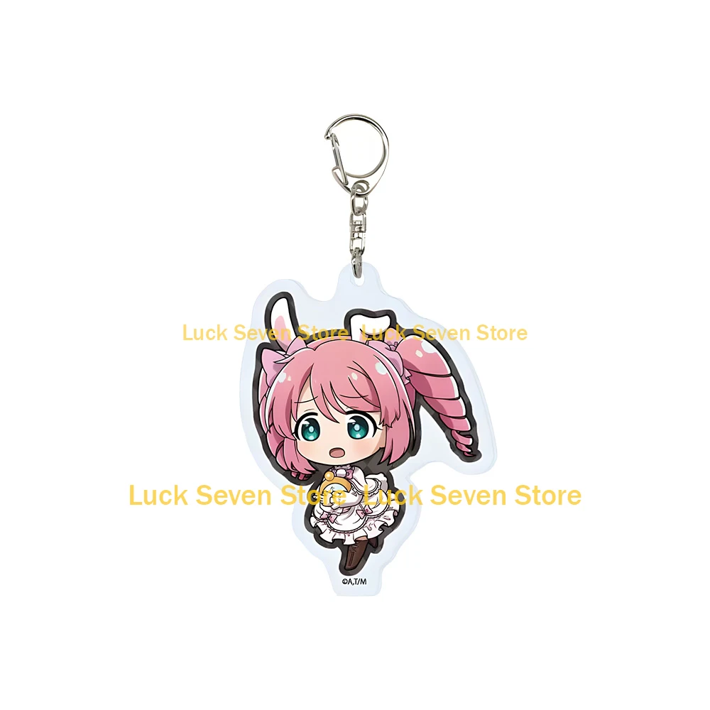 Gushing over Magical Girls character Hanabishi Haruka Tenkawa Kaoruko Sister Gigant cute Anime Toy figures Acrylic keychain gift