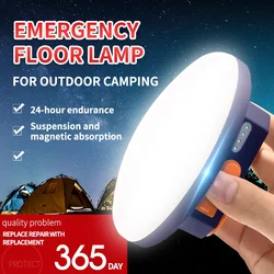 Lampe de poche magnétique LED aste haute puissance portable, lanterne de camping, lumière de pêche, éclairage de réparation de travail extérieur, 7200mAh