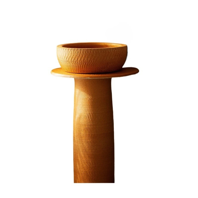 

Yellow sink integrated column washbasin creative outdoor pool simple courtyard home use