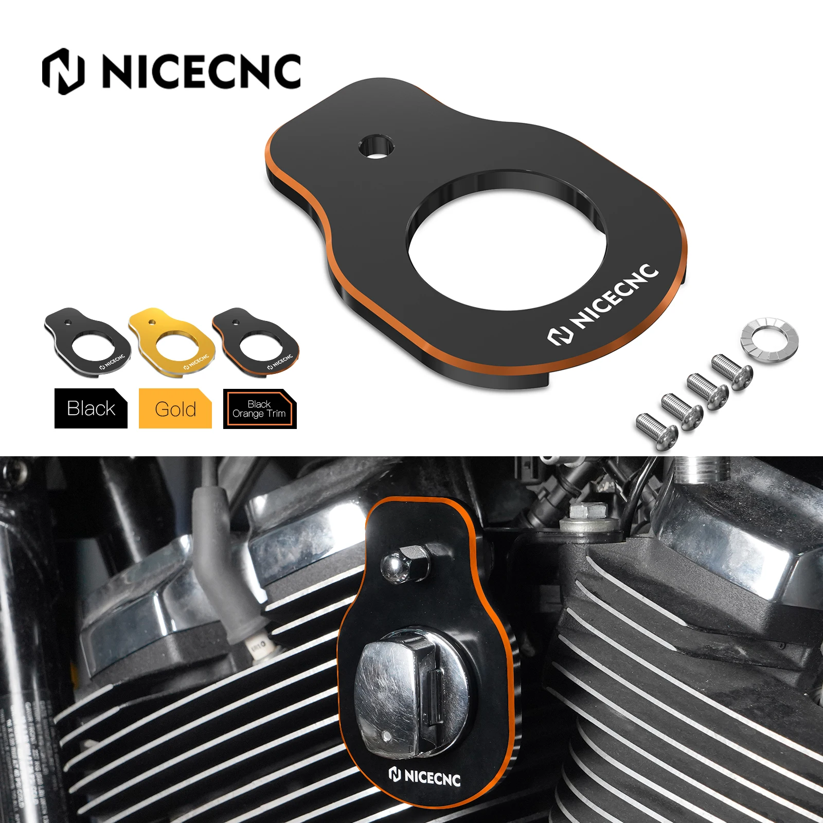 Motorcycle Ignition Switch Bracket For Harley Touring Road King FLHR FLHRXS CVO Tri Glide Street Glide FLHX Ultra Limited