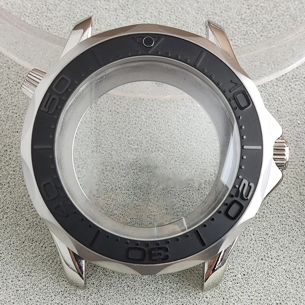 42mm NH35 case ceramic bezel stainless steel case/strap silver gold rose gold suitable for NH35 movement accessories watch acces