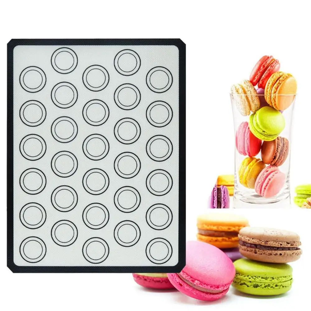 

Oven Pastry Kitchen Non-stick Heat-resistant Silicone Pastry Sheet Macaron Mat Rolling Dough Pad Baking Liner