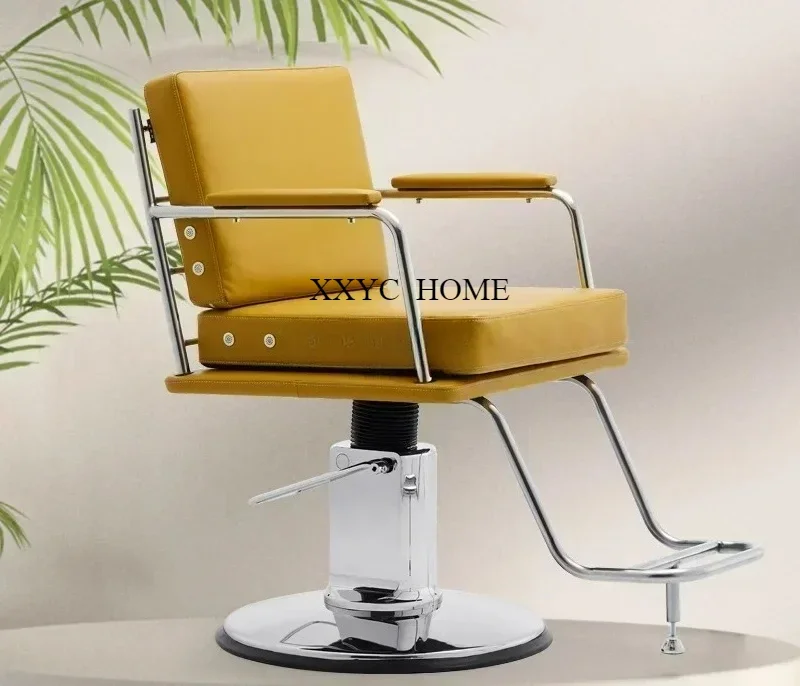 A Lifting Hair Cutting Chair for Hair Salon High-Grade Hot Dyeing Stool