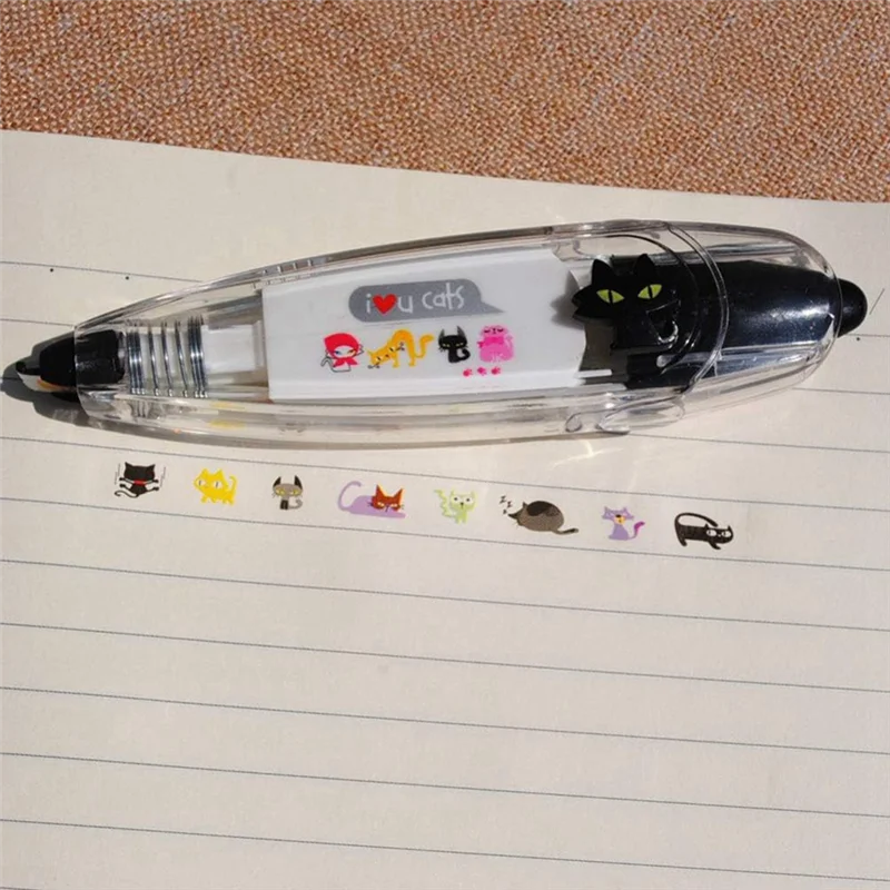 5 шт., корректирующая лента для скрапбукинга, корректирующая ручка, лента «сделай сам», декоративная корректирующая лента для украшения дневника, ноутбука, простая установка