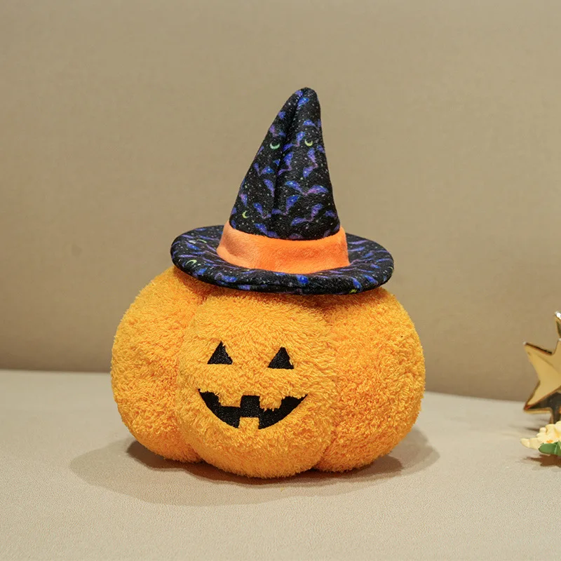20 cm Halloween-Tag, lustige Fledermaus-Kürbis, Geister-Teufel-Serie, zum Sammeln, Plüschtiere, Zuhause, Party, Dekoration, Puppe, Halloween, limitiertes Geschenk