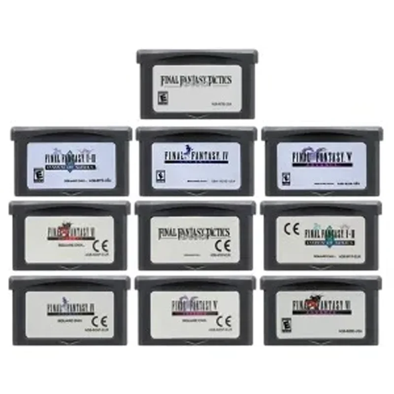 

GBA Game 32 Bit Video Game Console Card fFinal Fantasy Series Cartridge Tactics Advance Dawn of Souls for GBA