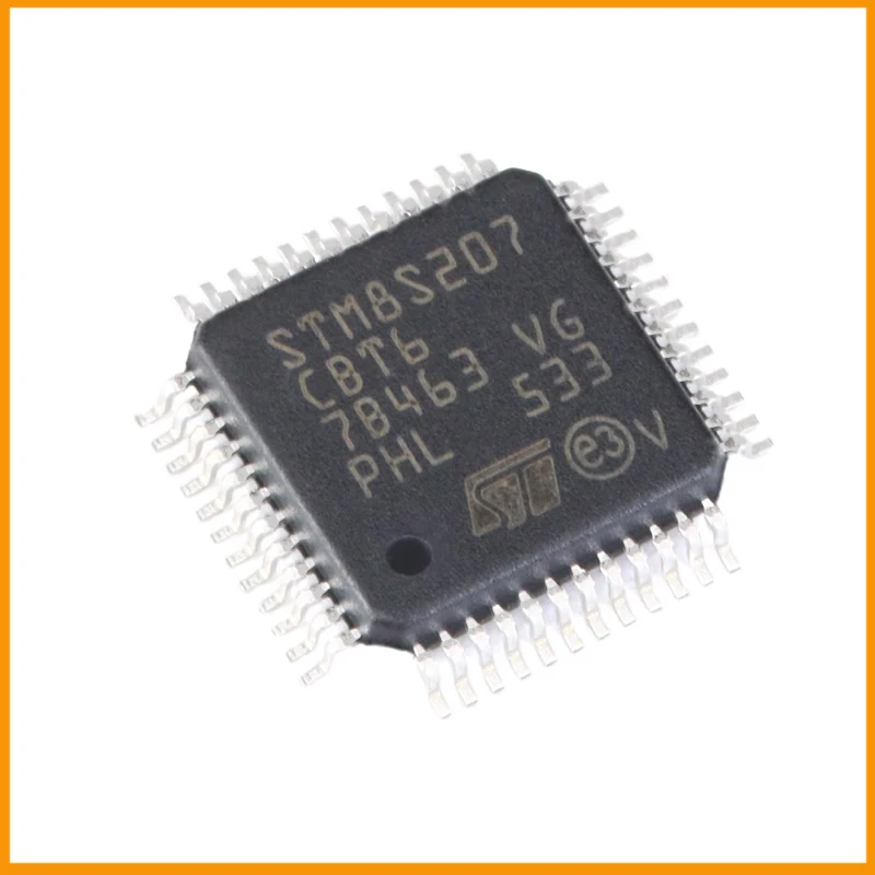 5Pcs/Lot  New Original STM8S207CBT6 STM8S207 STM8 STM8S Microcontroller IC 8-Bit 24MHz 128KB (128K x 8) FLASH LQFP-48