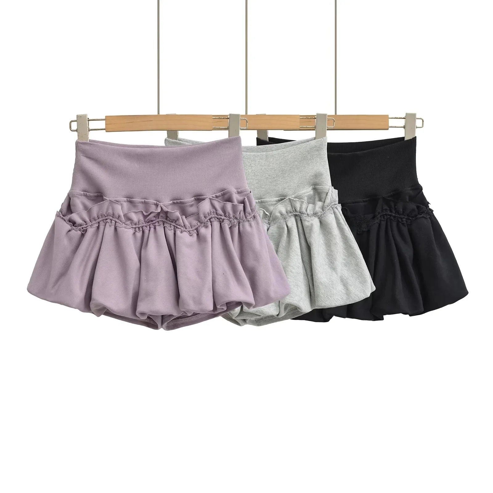 

Юбка Sweet Spicy Girl Bloom ort Женская утягивающая пышная юбка-фонарик длиной f с высокой талией Крутая универсальная антиэкспо...