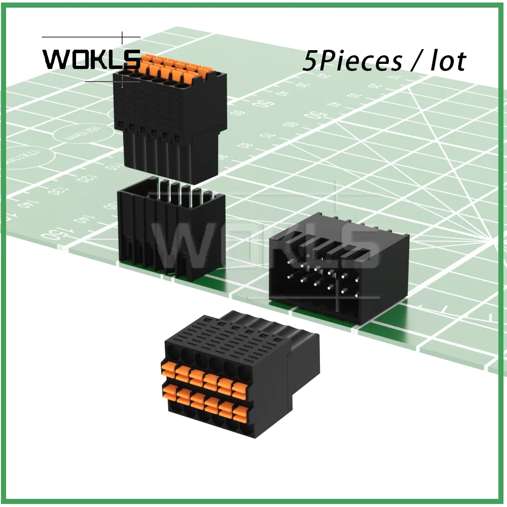 

5 шт., сменный клеммный блок с шагом 2,54 мм 15EDGKDH 2,54 15EDGRH 15EDGVHD