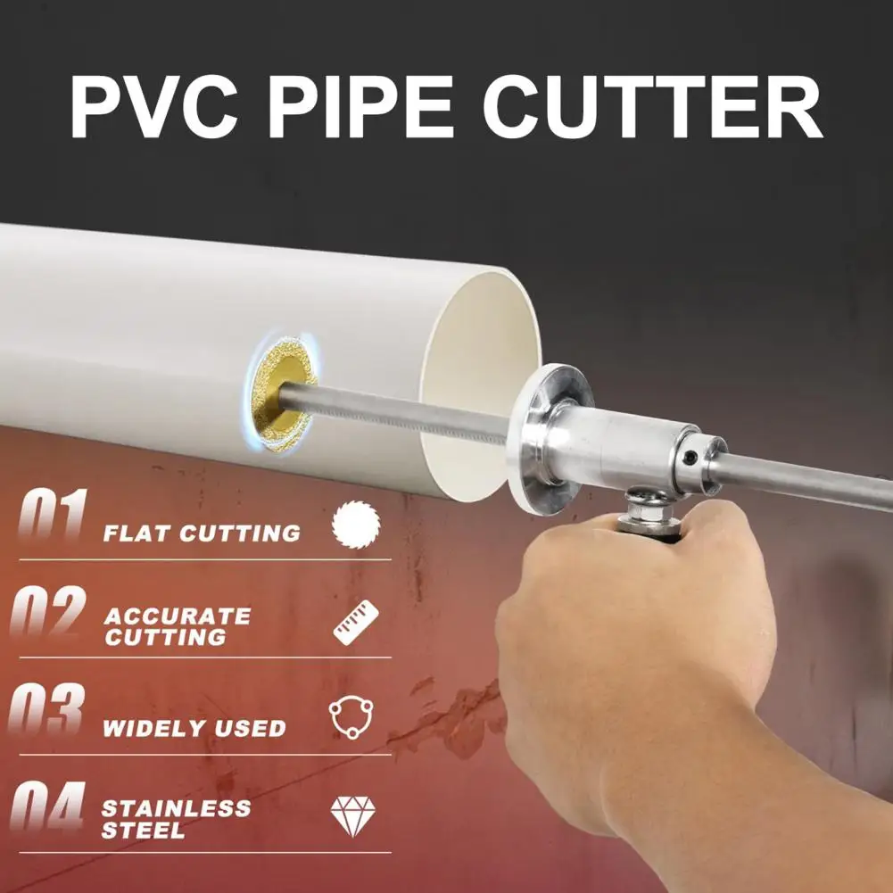 

PVC Pipe Cutter Efficient Water Pipe Cutter Easy to Use Wide Application Sturdy PVC Pipe Cutter Tool Set with Scale