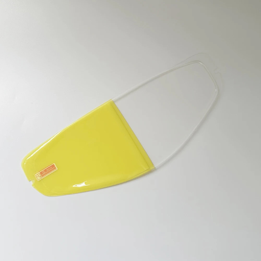 Filme de remendo de viseira de capacete de motocicleta para KYT TT REVO Filme antiembaçante de viseira