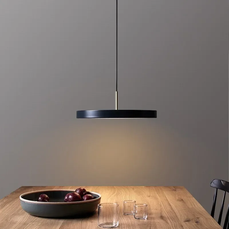 Lampada a sospensione moderna a LED 23-40cm luci a sospensione a disco per camera da letto corridoio soggiorno cucina studio decorazione della casa apparecchio Lustre