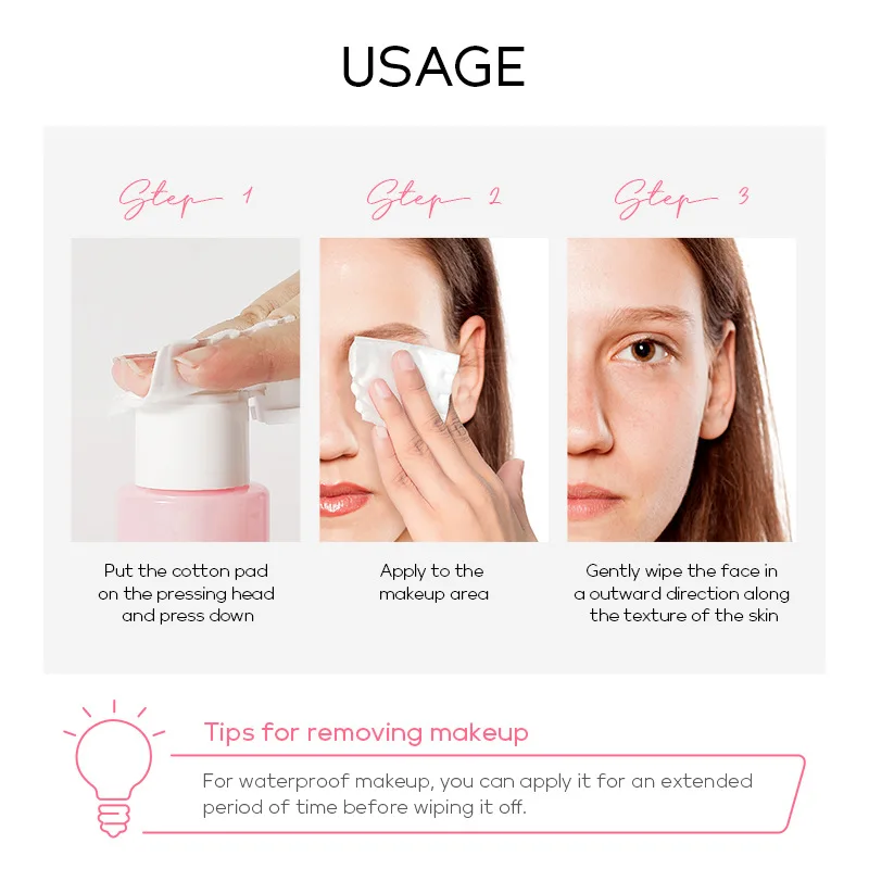 مزيل مكياج ساكورا الياباني من LAIKOU: الحل الأمثل للبشرة الحساسة للتنظيف العميق وإزالة المكياج اللطيف 100 مل